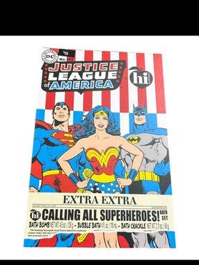JUSTICE LEAGUE of AMERICA Bath Set